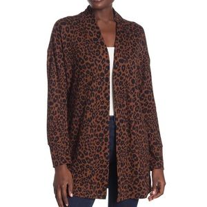 Sanctuary Leopard Knit Cardigan